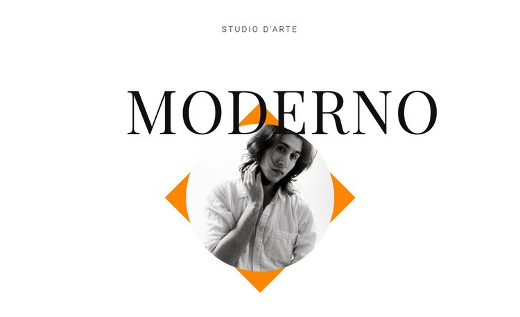 Studio d'arte moderno Pagina di destinazione