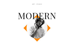 Joomla Page Builder For Art Studio Modern