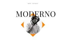 Estúdio De Arte Moderno - Página De Destino Gratuita, Modelo HTML5