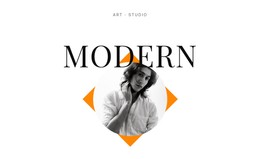 Art Studio Modern - Responsive Static Site Generator