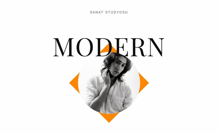 Sanat stüdyosu modern Açılış sayfası