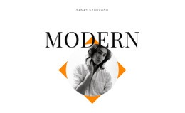 Sanat Stüdyosu Modern - Online HTML Page Builder