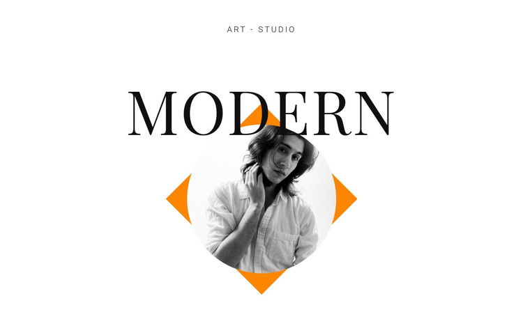 Art studio modern Web Design