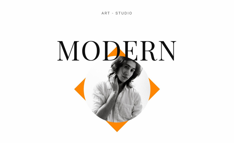 Art studio modern Website Builder Templates