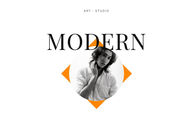 Art studio modern Website Builder Software