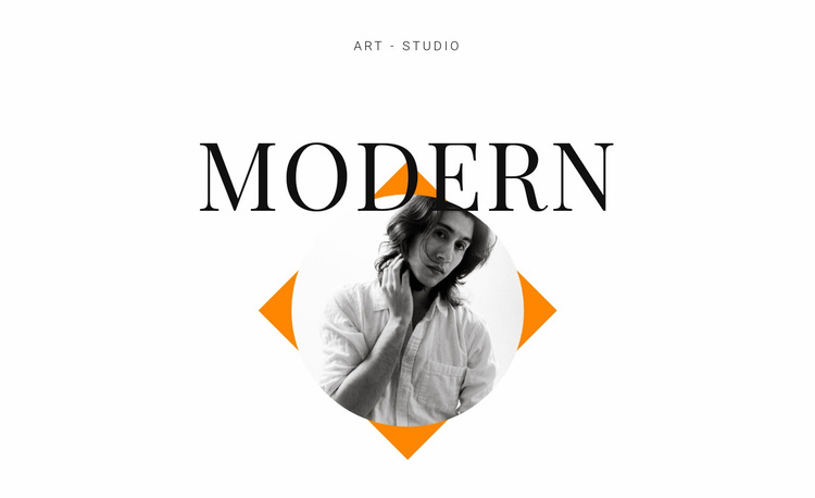 Art studio modern Website Design