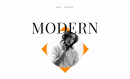 Art Studio Modern - Website Template Free Download