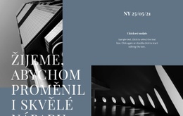 Žijeme, Abychom Proměnili Skvělé Nápady – Šablona Návrhu Webu