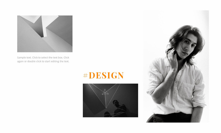 Design objects Website Mockup