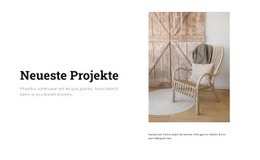 Premium-Website-Design Für Elegante Möbel