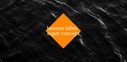 Créateur De Sites Web Polyvalents Pour Bonnes Idées Super Concept