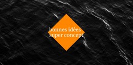 Bonnes Idées Super Concept - Maquette De Site Web Gratuite