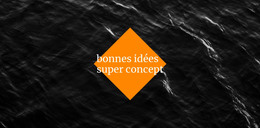 Bonnes Idées Super Concept - Modèle De Page De Destination