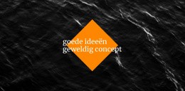 Goede Ideeën Geweldig Concept - Één Paginathema