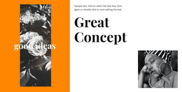 Great Concept - Modern One Page Template