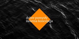 Dobre Pomysły, Świetna Koncepcja - Bezpłatna Makieta Strony Internetowej