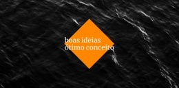 Boas Ideias, Ótimo Conceito - Design De Site Fácil