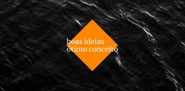 Modelo HTML5 Impressionante Para Boas Ideias, Ótimo Conceito