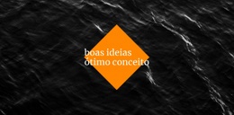 Boas Ideias, Ótimo Conceito - Página De Destino