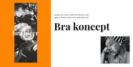 Bra Koncept - Mall För Webbutveckling