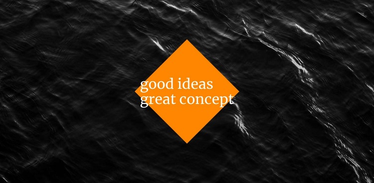 Good ideas great concept Web Page Design