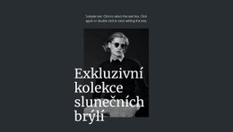 Exkluzivní Kolekce Slunečních Brýlí – Téma WordPress