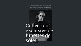 Collection Exclusive De Lunettes De Soleil – Créez De Superbes Modèles