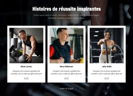 Histoires De Réussite Inspirantes Modèle De Site Web CSS Gratuit
