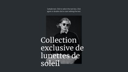 Collection Exclusive De Lunettes De Soleil Modèle CSS À Télécharger Gratuitement