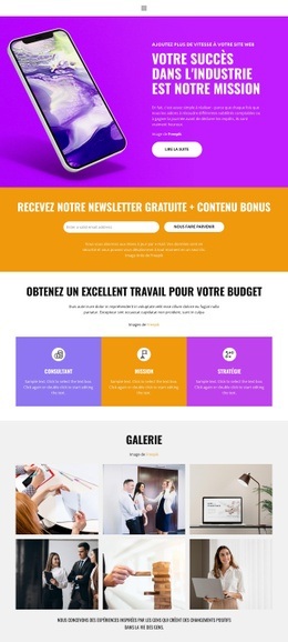 Superbe Modèle HTML5 Pour Affaires Gratuites