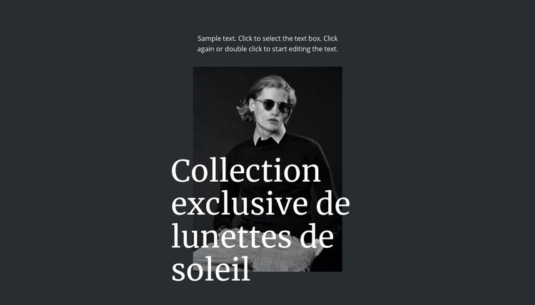 Collection exclusive de lunettes de soleil Modèle Joomla