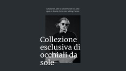 Collezione Esclusiva Di Occhiali Da Sole Download Gratuito Del Modello CSS