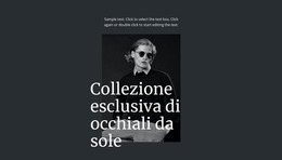 Collezione Esclusiva Di Occhiali Da Sole - Modello Joomla 2024