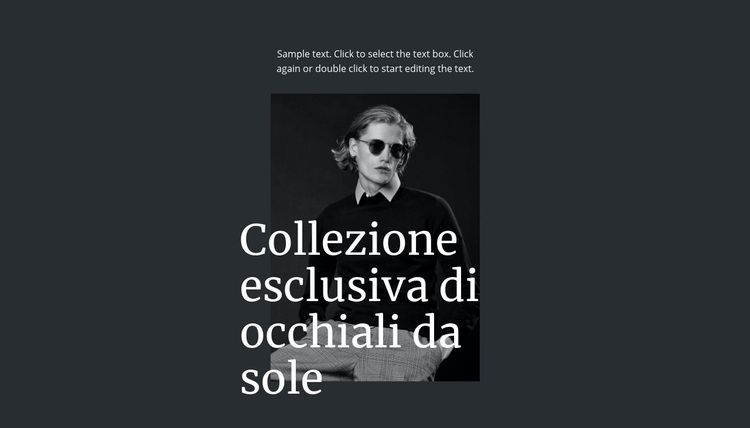 Collezione esclusiva di occhiali da sole Tema WordPress