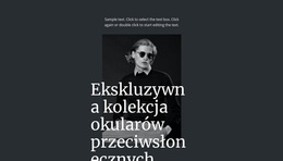 Ekskluzywna Kolekcja Okularów Przeciwsłonecznych – Motyw WordPressa