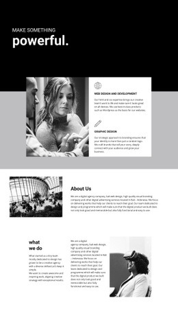 Power Of Digital Business - Customizable Professional Html Code