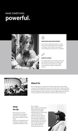 Power Of Digital Business - HTML5 Page Template