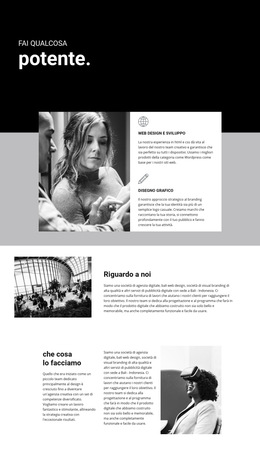 Potenza Del Business Digitale - Modello Di Sito Web Professionale