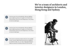 A Team Of Architects Clean And Minimal Template