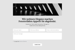 Bild, Überschrift, Text Und Form – Einfache Einseitenvorlage