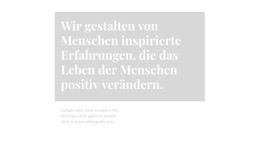 Überschrift Mit Hintergrund Und Text - Einfaches Website-Design