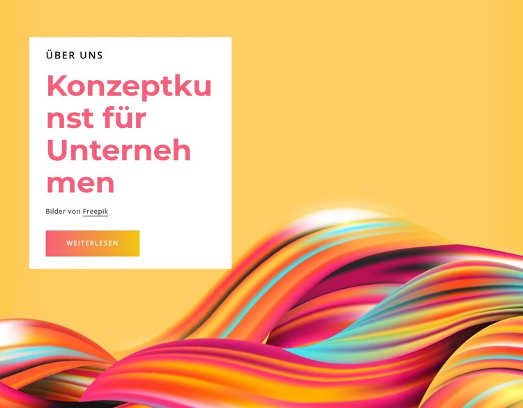 Konzeptkunst für Unternehmen Website design