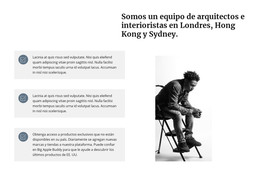 Un Equipo De Arquitectos: Plantilla HTML5 Adaptable