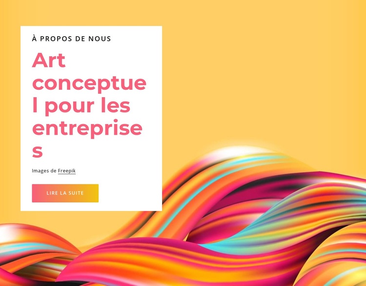 Art conceptuel pour les entreprises Modèle