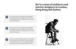 HTML5 Theme For A Team Of Architects