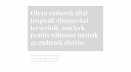 Címsor Háttérrel És Szöveggel - Személyes Webhelysablonok