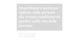 Intestazione Con Sfondo E Testo - Modelli Di Siti Web Personali