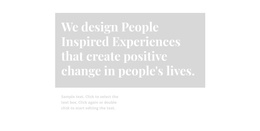 Heading With Background And Text - Simple Joomla Template