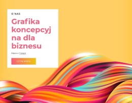Kolumna Szablonu Siatki CSS Dla Grafika Koncepcyjna Dla Biznesu