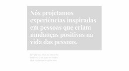 Título Com Fundo E Texto - Design De Site Fácil